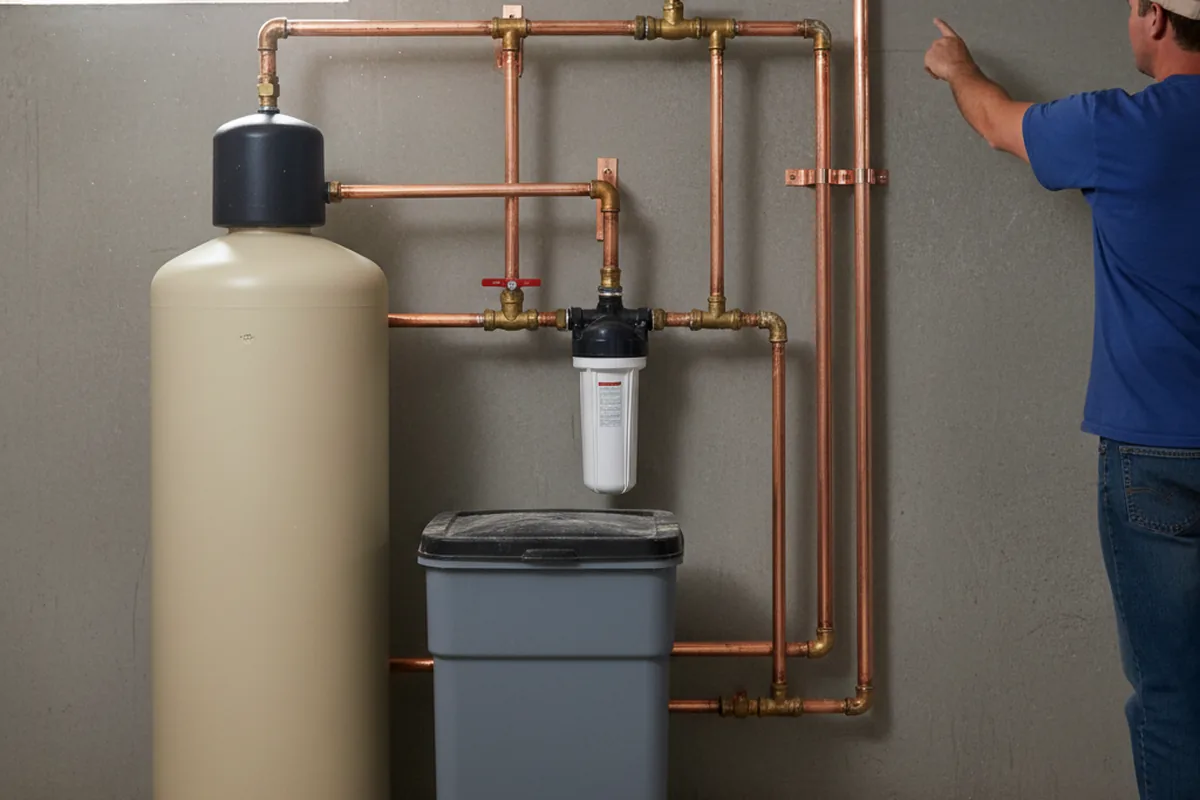 Whole-house water treatment system installed in Saint Bonifacius